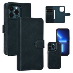 UNIQ Accessory iPhone 13 Pro 2 in 1 Book type and back cover card holder - Blue