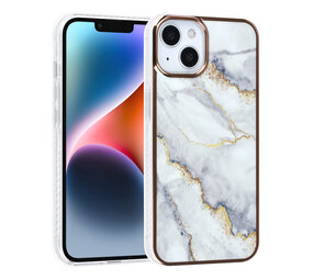 UNIQ Accessory UNIQ Accessory iPhone 14 & 13 TPU Hulle - Marble White UNIQ Accessory UNIQ Accessory iPhone 14 & 13 TPU Hulle - Marble White