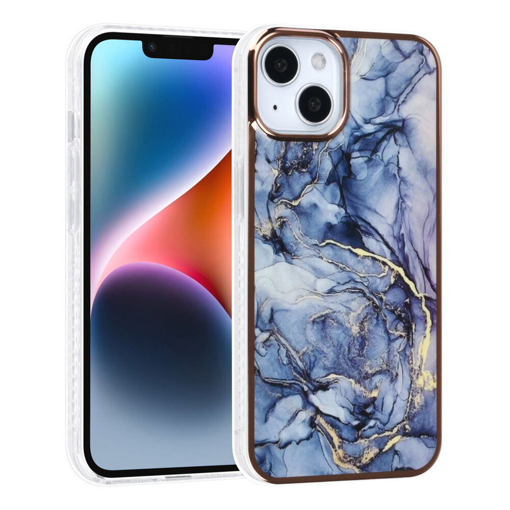 UNIQ Accessory UNIQ Accessory Etui iPhone 14 & 13 - Marble Grey UNIQ Accessory UNIQ Accessory Etui iPhone 14 & 13 - Marble Grey