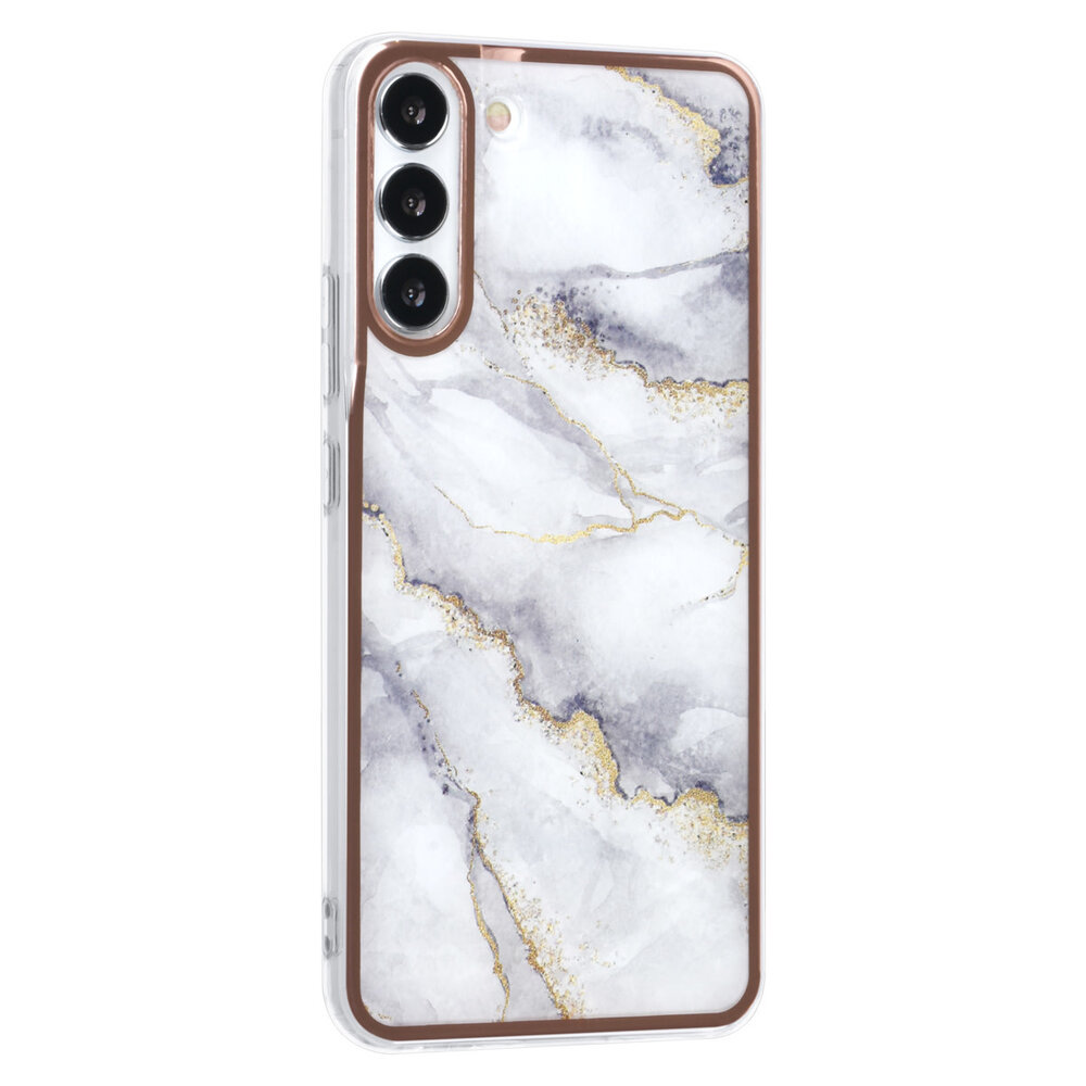 UNIQ Accessory UNIQ Accessory Galaxy S22 Plus TPU Backcover - Marble White UNIQ Accessory UNIQ Accessory Galaxy S22 Plus TPU Backcover - Marble White
