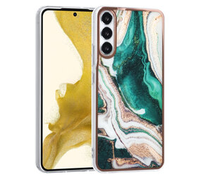 UNIQ Accessory UNIQ Accessory Galaxy S22 Plus TPU Backcover - Marble Green UNIQ Accessory UNIQ Accessory Galaxy S22 Plus TPU Backcover - Marble Green