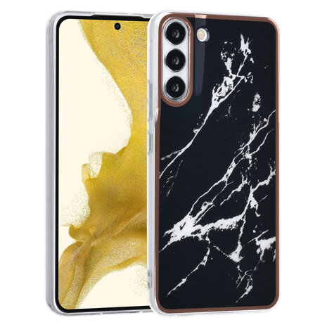 UNIQ Accessory UNIQ Accessory Galaxy S22 Plus TPU Backcover - Marble Black UNIQ Accessory UNIQ Accessory Galaxy S22 Plus TPU Backcover - Marble Black