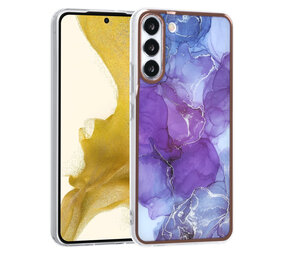 UNIQ Accessory UNIQ Accessory Samsung Galaxy S22 Plus TPU Backcover - Marble Purple UNIQ Accessory UNIQ Accessory Samsung Galaxy S22 Plus TPU Backcover - Marble Purple
