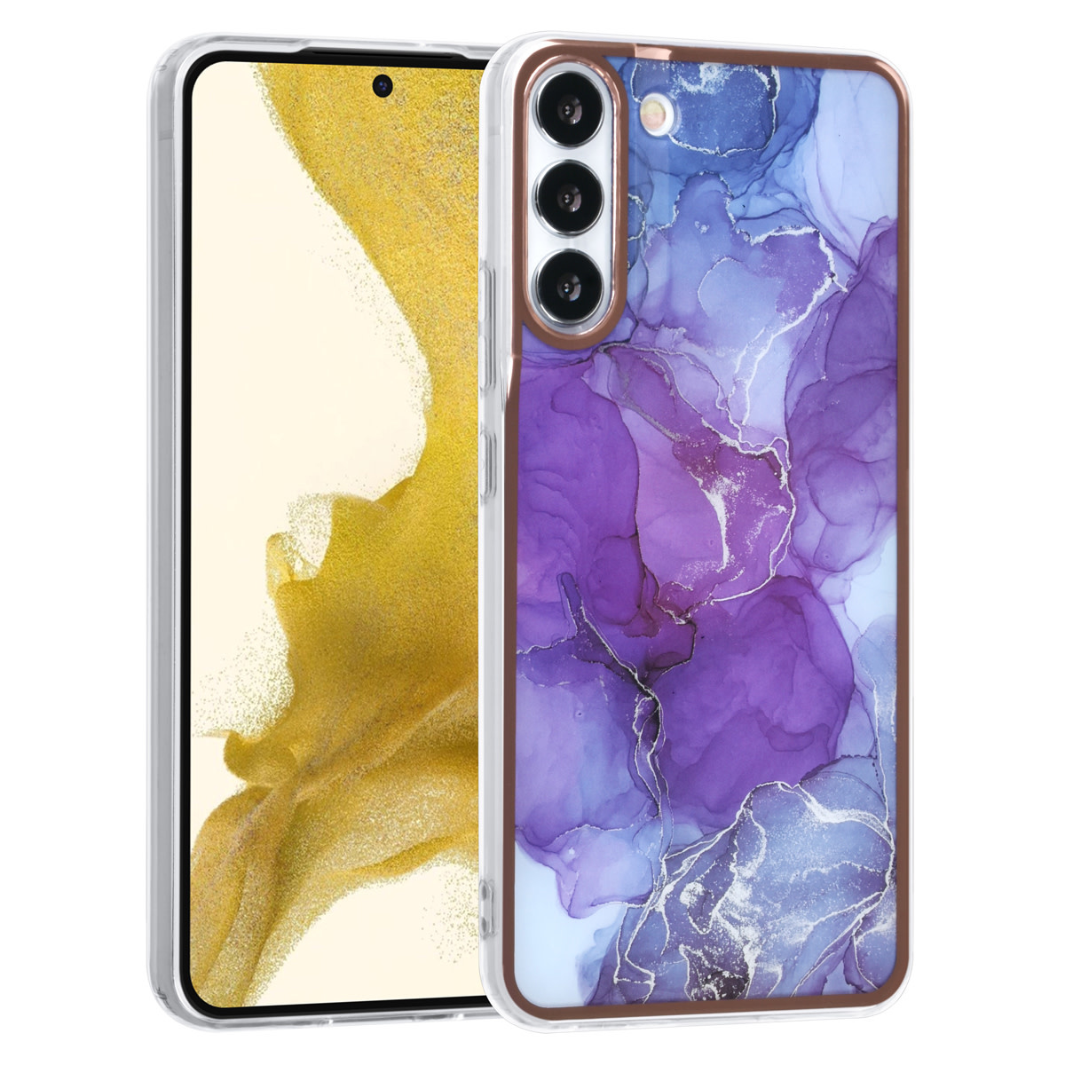 UNIQ Accessory UNIQ Accessory Galaxy S22 Plus TPU Backcover - Marble Purple