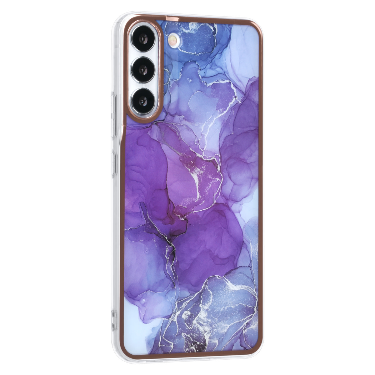 UNIQ Accessory UNIQ Accessory Galaxy S22 Plus TPU Backcover - Marble Purple, foto 2 van 4