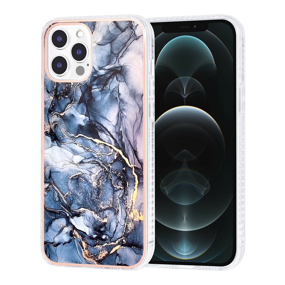 UNIQ Accessory UNIQ Accessory iPhone 12 Pro Max TPU Backcover hoesje - Marble Grey