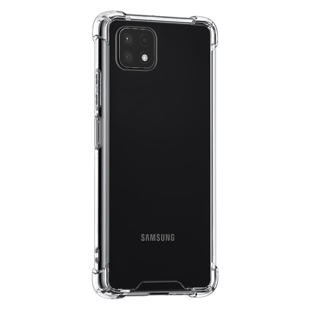 Samsung Galaxy A22 TPU Backcover - Transparant - Antishock Samsung Galaxy A22 TPU Backcover - Transparant - Antishock