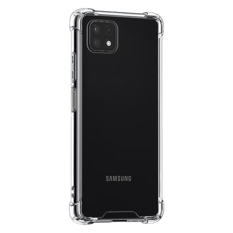 Samsung Galaxy A22 TPU Backcover - Transparant - Antishock Samsung Galaxy A22 TPU Backcover - Transparant - Antishock
