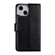 UNIQ Accessory UNIQ Accessory iPhone 13 Mini Booktype Case - Card holder for 3 cards - Magnetic closure - Black UNIQ Accessory UNIQ Accessory iPhone 13 Mini Booktype Case - Card holder for 3 cards - Magnetic closure - Black