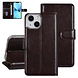 UNIQ Accessory UNIQ Accessory iPhone 13 Mini Book Case hoesje - Pasjeshouder voor 3 pasjes - Magneetsluiting - DonkerBruin UNIQ Accessory UNIQ Accessory iPhone 13 Mini Book Case hoesje - Pasjeshouder voor 3 pasjes - Magneetsluiting - DonkerBruin