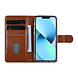 UNIQ Accessory UNIQ Accessory iPhone 13 Mini Book Case hoesje - Pasjeshouder voor 3 pasjes - Magneetsluiting - LichtBruin UNIQ Accessory UNIQ Accessory iPhone 13 Mini Book Case hoesje - Pasjeshouder voor 3 pasjes - Magneetsluiting - LichtBruin