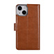 UNIQ Accessory UNIQ Accessory iPhone 13 Mini Book Case hoesje - Pasjeshouder voor 3 pasjes - Magneetsluiting - LichtBruin UNIQ Accessory UNIQ Accessory iPhone 13 Mini Book Case hoesje - Pasjeshouder voor 3 pasjes - Magneetsluiting - LichtBruin