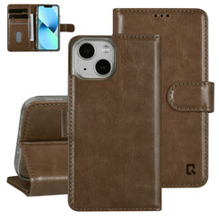 UNIQ Accessory iPhone 13 Mini Book Case hoesje - Pasjeshouder voor 3 pasjes - Magneetsluiting - Goud