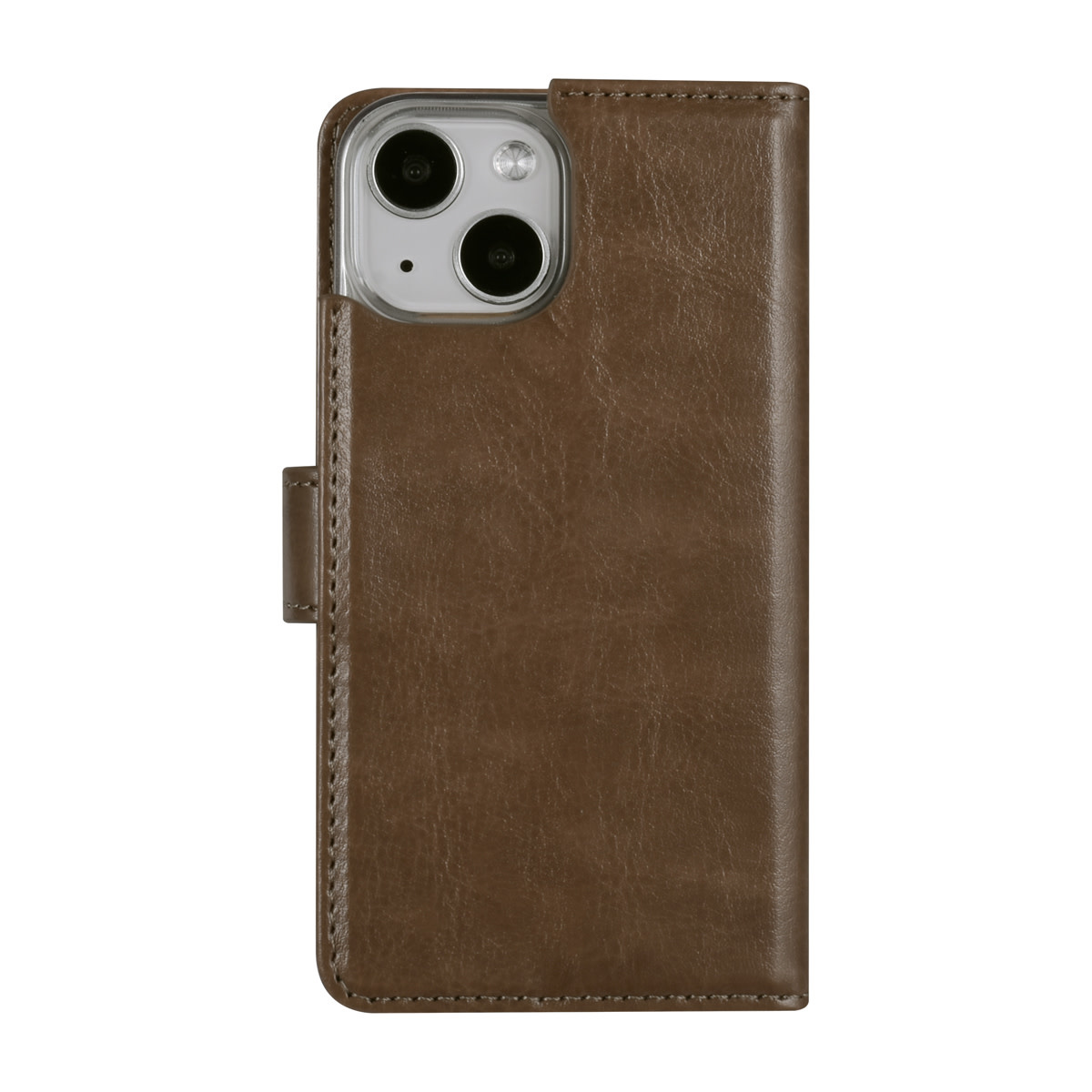 UNIQ Accessory UNIQ Accessory iPhone 13 Mini Book Case hoesje - Pasjeshouder voor 3 pasjes - Magneetsluiting - Goud, foto 3 van 5