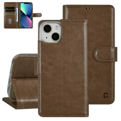 UNIQ Accessory Etui iPhone 13 & 14 - Porte-cartes pour 3 cartes - Fermeture magnetique - Or