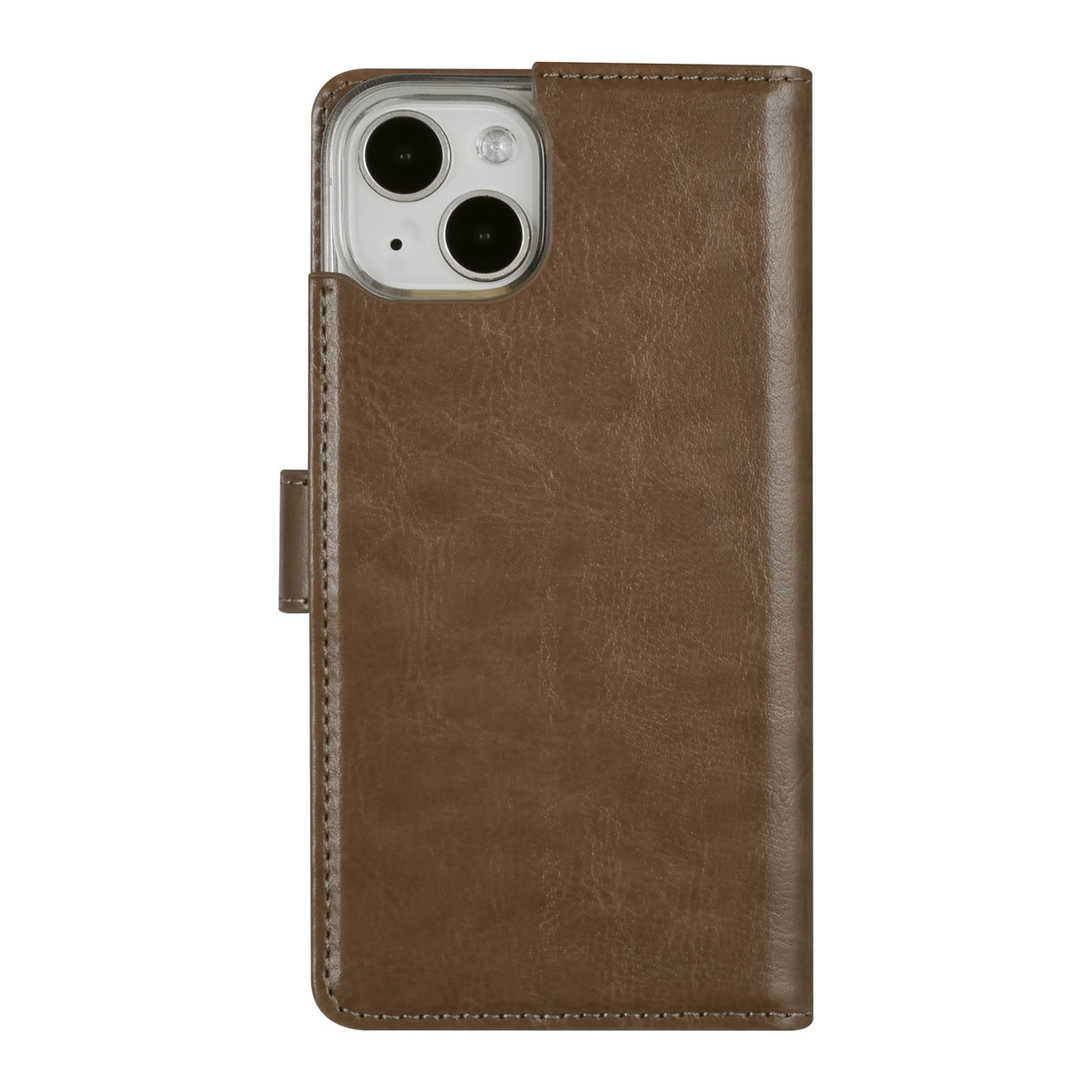 UNIQ Accessory UNIQ Accessory iPhone 13 & 14 Book Case hoesje - Pasjeshouder voor 3 pasjes - Magneetsluiting - Goud, foto 3 van 5