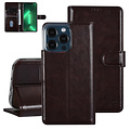 UNIQ Accessory UNIQ Accessory iPhone 13 Pro Booktype Case - Card holder for 3 cards - Magnetic closure - Dark Brown