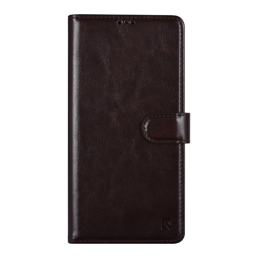 UNIQ Accessory UNIQ Accessory iPhone 13 Pro Max Book Case hoesje - Pasjeshouder voor 3 pasjes - Magneetsluiting - DonkerBruin UNIQ Accessory UNIQ Accessory iPhone 13 Pro Max Book Case hoesje - Pasjeshouder voor 3 pasjes - Magneetsluiting - DonkerBruin