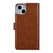 UNIQ Accessory UNIQ Accessory Etui iPhone 14 & 13 - Porte-cartes pour 3 cartes - Fermeture magnetique - Brun clair UNIQ Accessory UNIQ Accessory Etui iPhone 14 & 13 - Porte-cartes pour 3 cartes - Fermeture magnetique - Brun clair