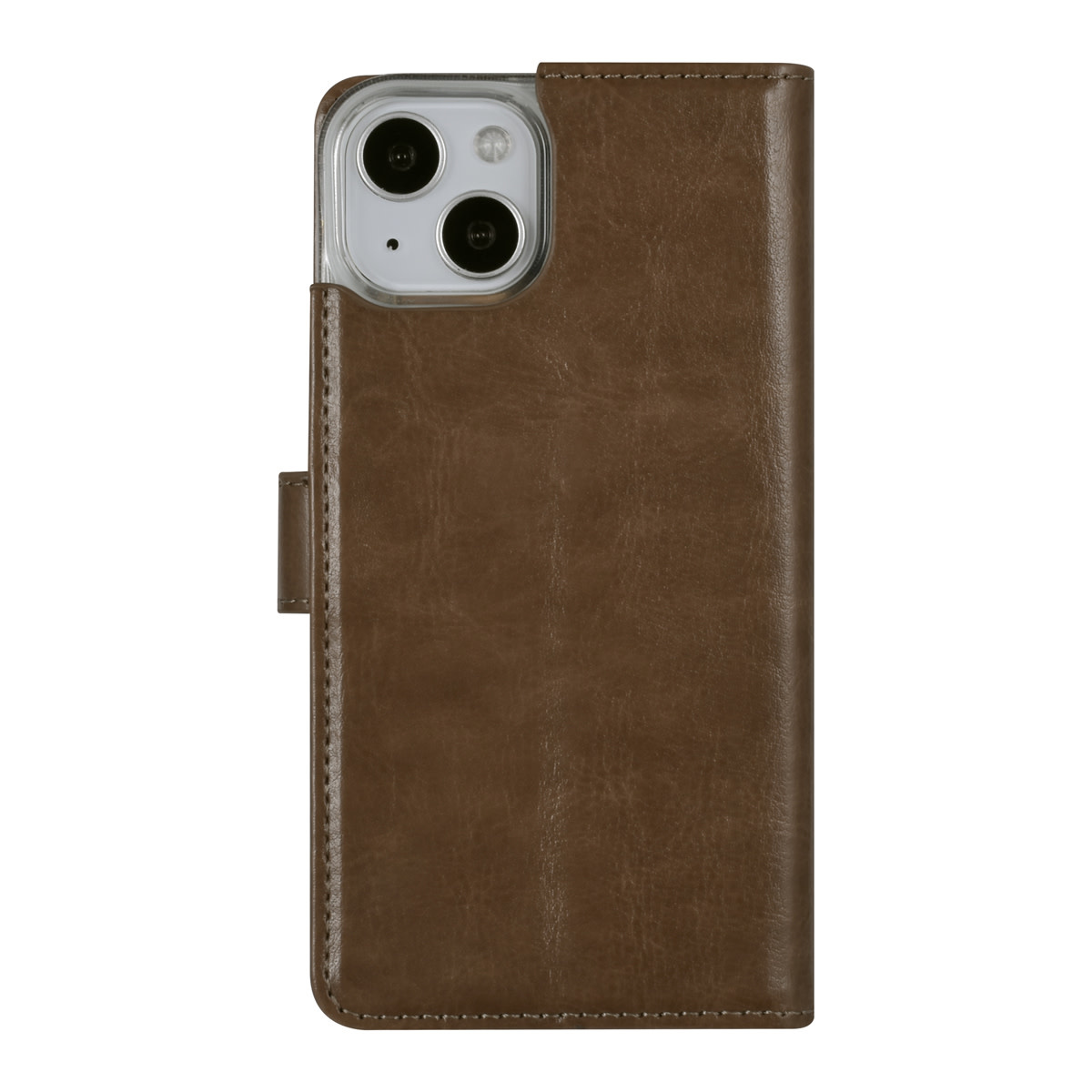 UNIQ Accessory UNIQ Accessory iPhone 14 & 13 Book Case hoesje - Pasjeshouder voor 3 pasjes - Magneetsluiting - Hanger - Goud, foto 3 van 5