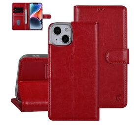 UNIQ Accessory UNIQ Accessory iPhone 14 & 13 Book-Case hul - Kartenhalter fur 3 Karten - Magnetverschluss - Rot UNIQ Accessory UNIQ Accessory iPhone 14 & 13 Book-Case hul - Kartenhalter fur 3 Karten - Magnetverschluss - Rot