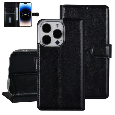 UNIQ Accessory UNIQ Accessory iPhone 14 Pro Booktype Case - Card holder for 3 cards - Magnetic closure - Black UNIQ Accessory UNIQ Accessory iPhone 14 Pro Booktype Case - Card holder for 3 cards - Magnetic closure - Black