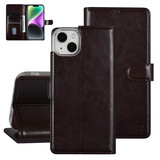 UNIQ Accessory UNIQ Accessory iPhone 14 & 15 Plus Booktype Case - Card holder for 3 cards - Magnetic closure - Dark Brown UNIQ Accessory UNIQ Accessory iPhone 14 & 15 Plus Booktype Case - Card holder for 3 cards - Magnetic closure - Dark Brown