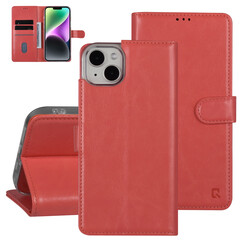 UNIQ Accessory iPhone 14 & 15 Plus Book-Case hul - Kartenhalter fur 3 Karten - Magnetverschluss - Rosa