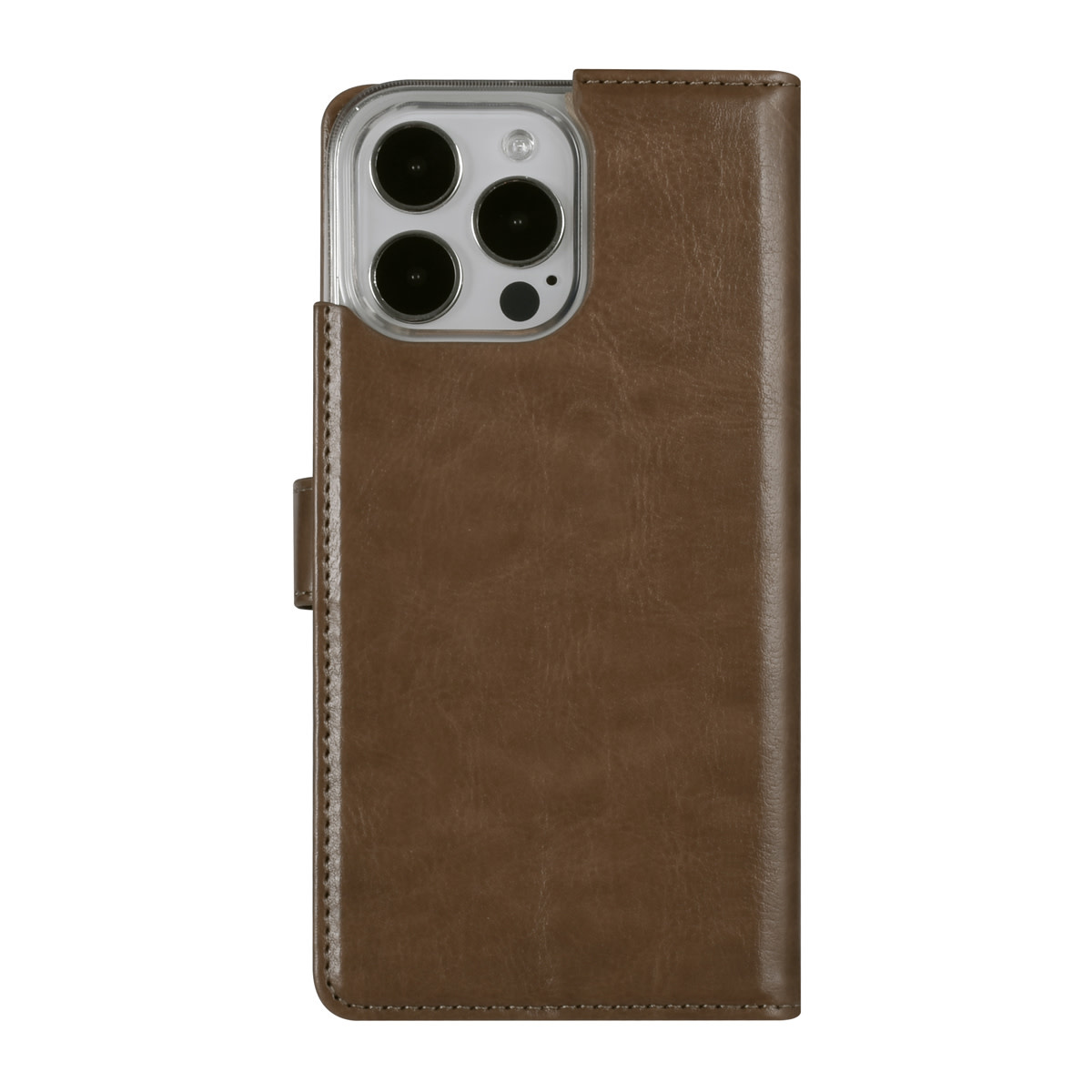 UNIQ Accessory UNIQ Accessory iPhone 14 Pro Max Book Case hoesje - Pasjeshouder voor 3 pasjes - Hanger - Goud, foto 3 van 5