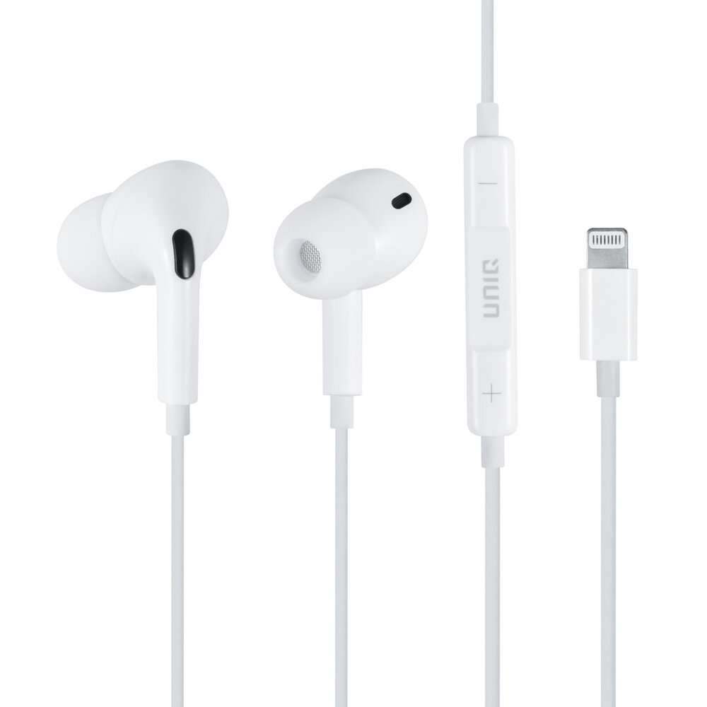 UNIQ Accessory UNIQ Accessory Stereo Earphones with Lightning output - White UNIQ Accessory UNIQ Accessory Stereo Earphones with Lightning output - White