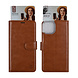 UNIQ Accessory UNIQ Accessory Étui iPhone 13 Mini - Porte-cartes pour 3 cartes - Fermeture magnétique - Brun clair UNIQ Accessory UNIQ Accessory Étui iPhone 13 Mini - Porte-cartes pour 3 cartes - Fermeture magnétique - Brun clair
