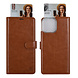UNIQ Accessory UNIQ Accessory Étui iPhone 13 Pro Max - Porte-cartes pour 3 cartes - Fermeture magnétique - Brun clair UNIQ Accessory UNIQ Accessory Étui iPhone 13 Pro Max - Porte-cartes pour 3 cartes - Fermeture magnétique - Brun clair