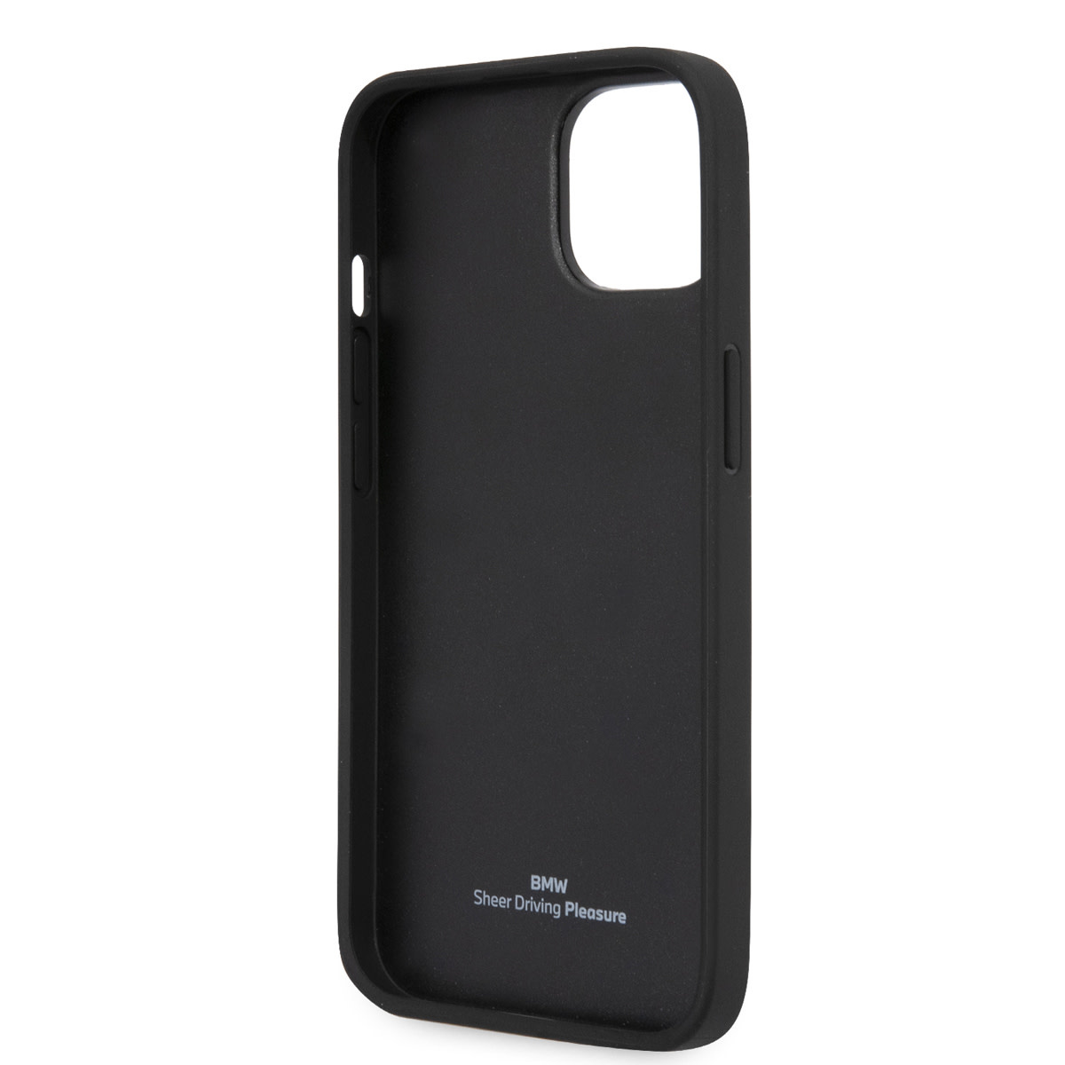 BMW BMW iPhone 14 & 15 Plus Hardcase Backcover - Textured & Logo Stripe - Beige, foto 6 van 6