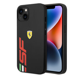 Ferrari Ferrari iPhone 14 & 15 Plus Hardcase Backcover - Big SF Logo - Black Ferrari Ferrari iPhone 14 & 15 Plus Hardcase Backcover - Big SF Logo - Black