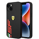 Ferrari Ferrari iPhone 14 & 15 Plus Hardcase Backcover - Big SF Logo - Zwart Ferrari Ferrari iPhone 14 & 15 Plus Hardcase Backcover - Big SF Logo - Zwart