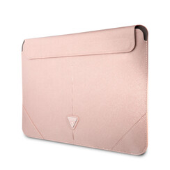 Guess 14 Inch Laptop- en Tablet-Sleeve - PU Saffiano - Roze