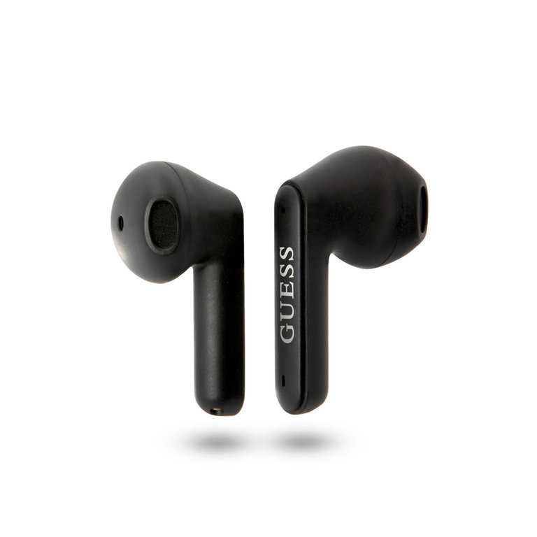 Guess Bluetooth Earbuds TWS Triangle Logo Zwart NT Mobiel