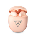 Guess Guess Bluetooth Earbuds - TWS - Triangle Logo - Pink