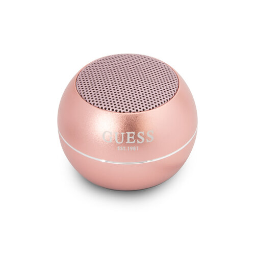 Guess Guess Mini Bluetooth Speaker - 3W Leistung & 4 Stunden Spielzeit - Rosa