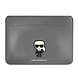 Karl Lagerfeld Karl Lagerfeld Housse pour ordinateur portable et tablette 14 Inch - Saffiano Ikonik - Argent Karl Lagerfeld Karl Lagerfeld Housse pour ordinateur portable et tablette 14 Inch - Saffiano Ikonik - Argent