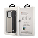 BMW BMW iPhone 14 Pro Hardcase-Rückseite - Textured & Logo Stripe - Beige BMW BMW iPhone 14 Pro Hardcase-Rückseite - Textured & Logo Stripe - Beige