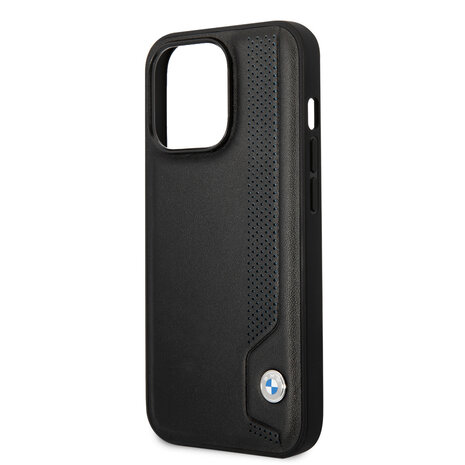 BMW BMW coque arrière rigide pour iPhone 14 Pro Max - Blue dots - Noir BMW BMW coque arrière rigide pour iPhone 14 Pro Max - Blue dots - Noir