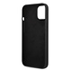 Guess Guess coque en silicone pour iPhone 14 & 15 Plus - Metal logo - Noir