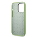Guess Guess iPhone 14 Pro Max Silicone Backcover - Metal logo - Green