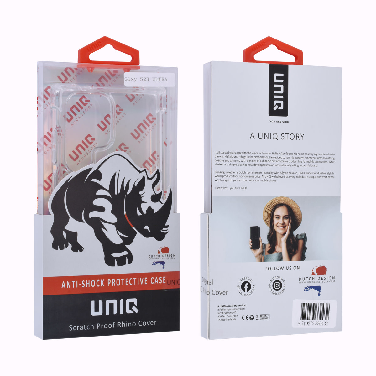 UNIQ Accessory UNIQ Accessory Galaxy S23 Ultra TPU Backcover - Transparant - Antishock, foto 4 van 4