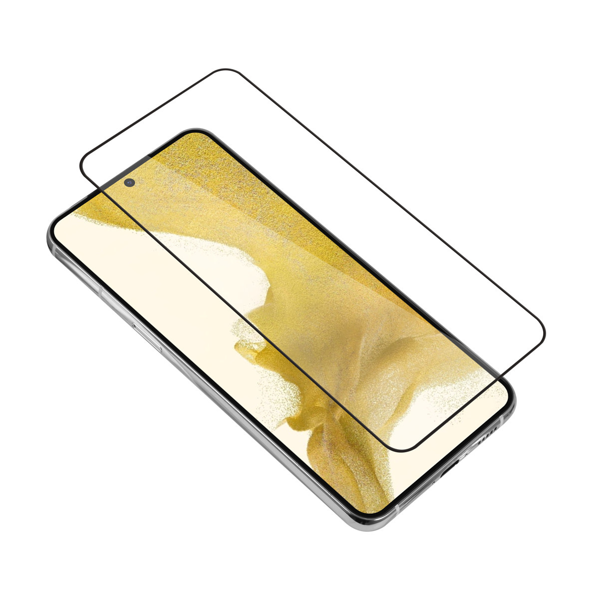 UNIQ Accessory box of 10 - UNIQ Accessory Samsung Galaxy S23 Plus 10D Full coverage Screenprotector - Zwarte Rand, foto 2 van 3