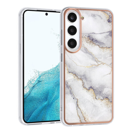 UNIQ Accessory UNIQ Accessory Galaxy S23 TPU Hülle - Marble White UNIQ Accessory UNIQ Accessory Galaxy S23 TPU Hülle - Marble White
