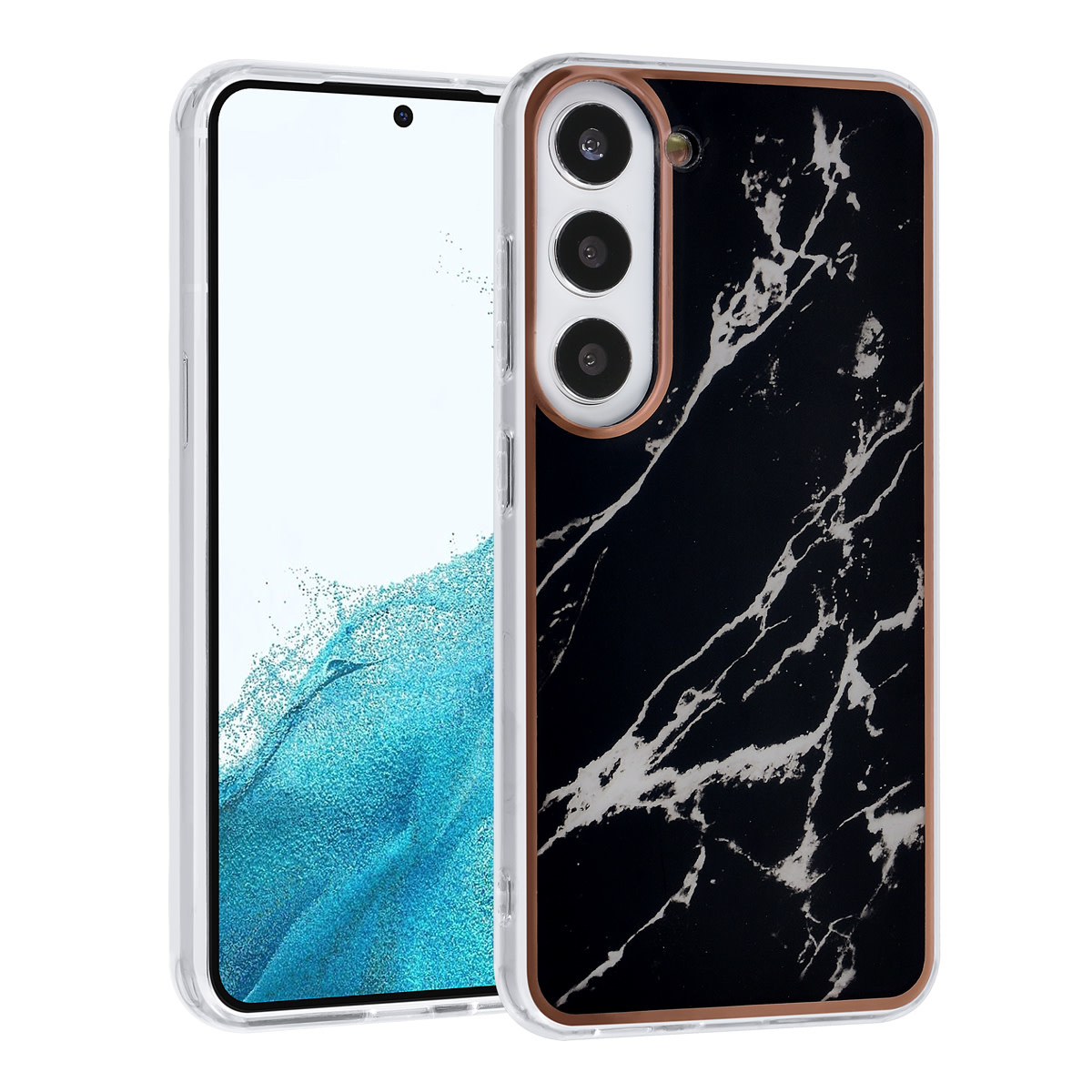 UNIQ Accessory UNIQ Accessory Galaxy S23 TPU Backcover - Marble Black