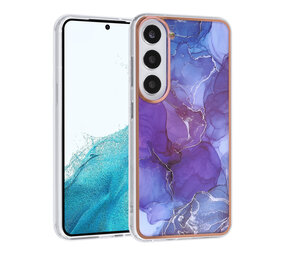 UNIQ Accessory UNIQ Accessory Galaxy S23 TPU Backcover - Marble Purple UNIQ Accessory UNIQ Accessory Galaxy S23 TPU Backcover - Marble Purple