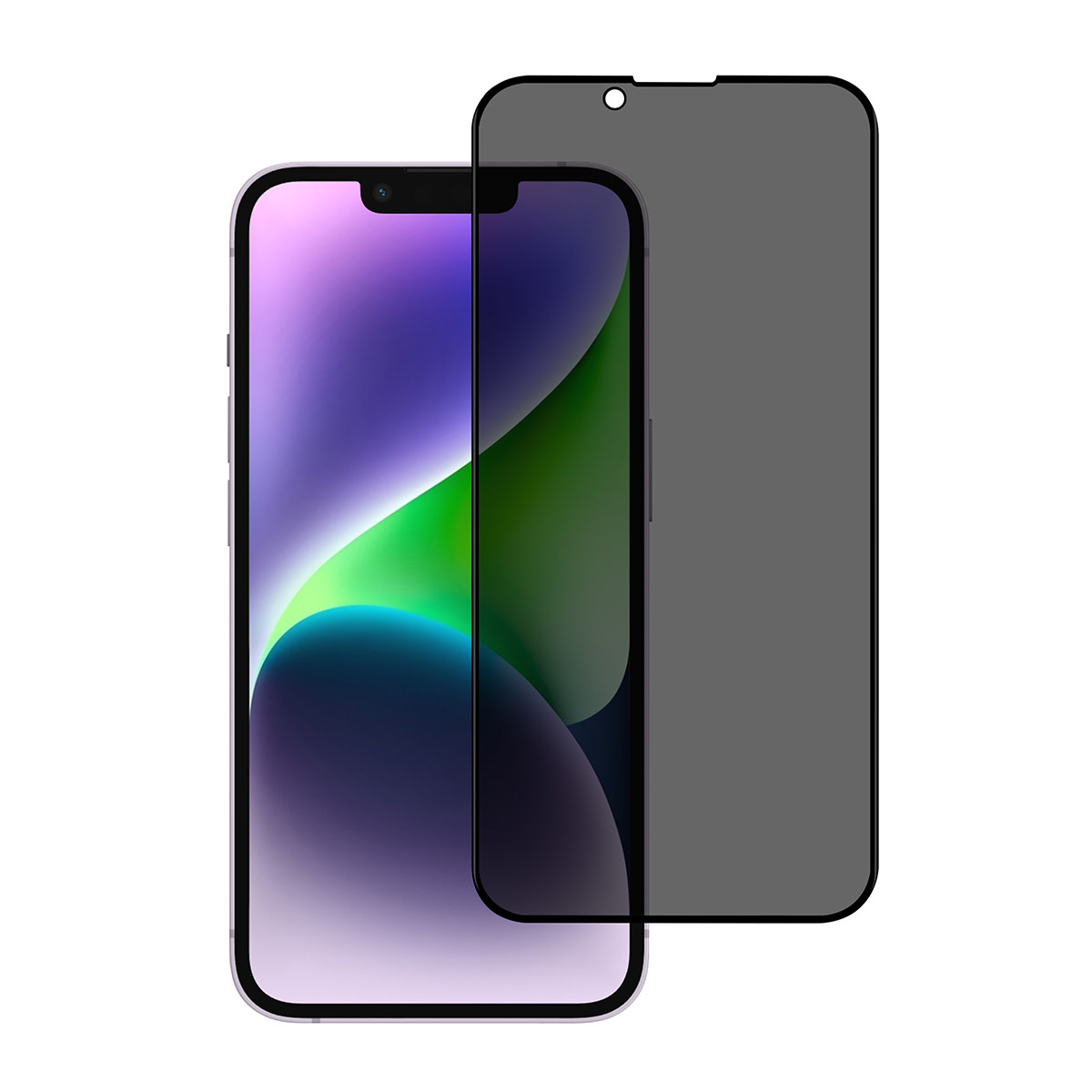 UNIQ Accessory box of 10 - UNIQ Accessory iPhone 14 Screenprotector - Privacy Glass - Zwart